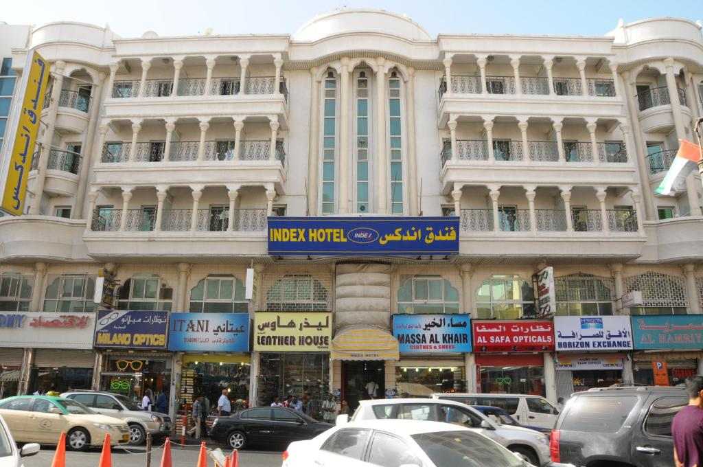 Index Hotel building in Al Daghaya, Al Sabkha, Dubai